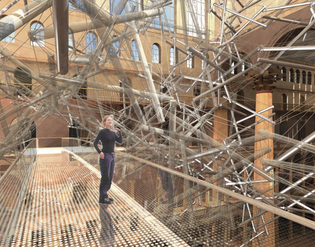 Bridge National Building Museum Washington DC Wilkinson Eyre and Arup Deck.jpg