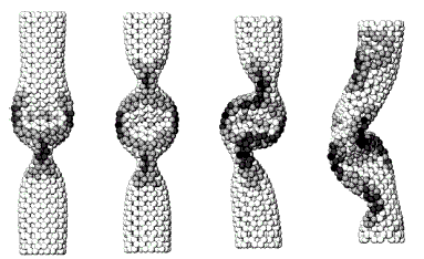 File:Nanotube compression simulation by Yakobson, Brabec, Bernholc.GIF